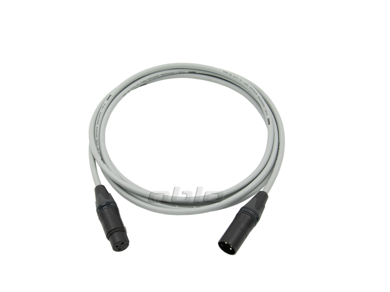 Gotowy kabel mikrofonowy KLOTZ MY206 + NEUTRIK NC3FXX-B + NC3MXX-B